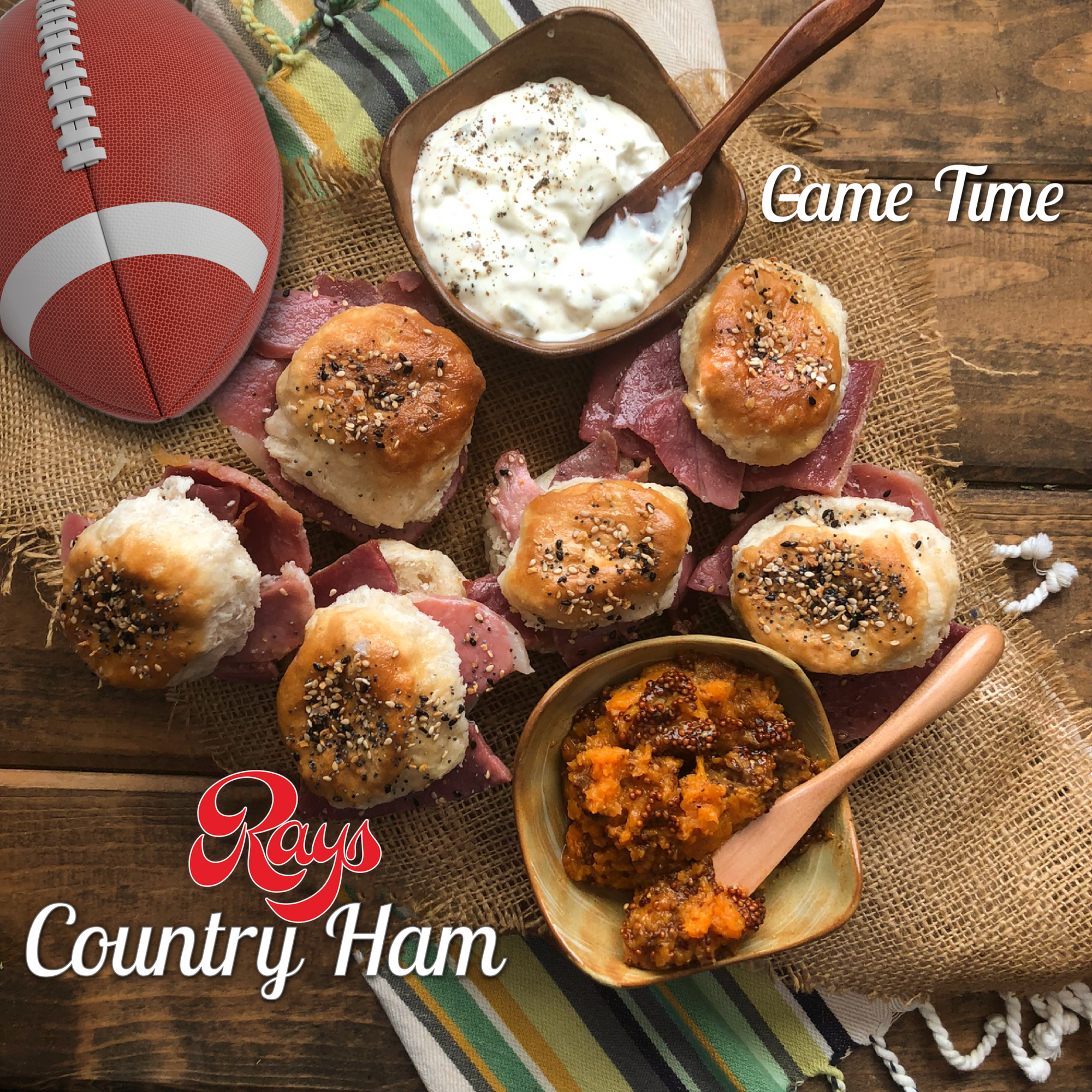 RAY’S COUNTY HAM BISCUITS ARE EVERYTHING!