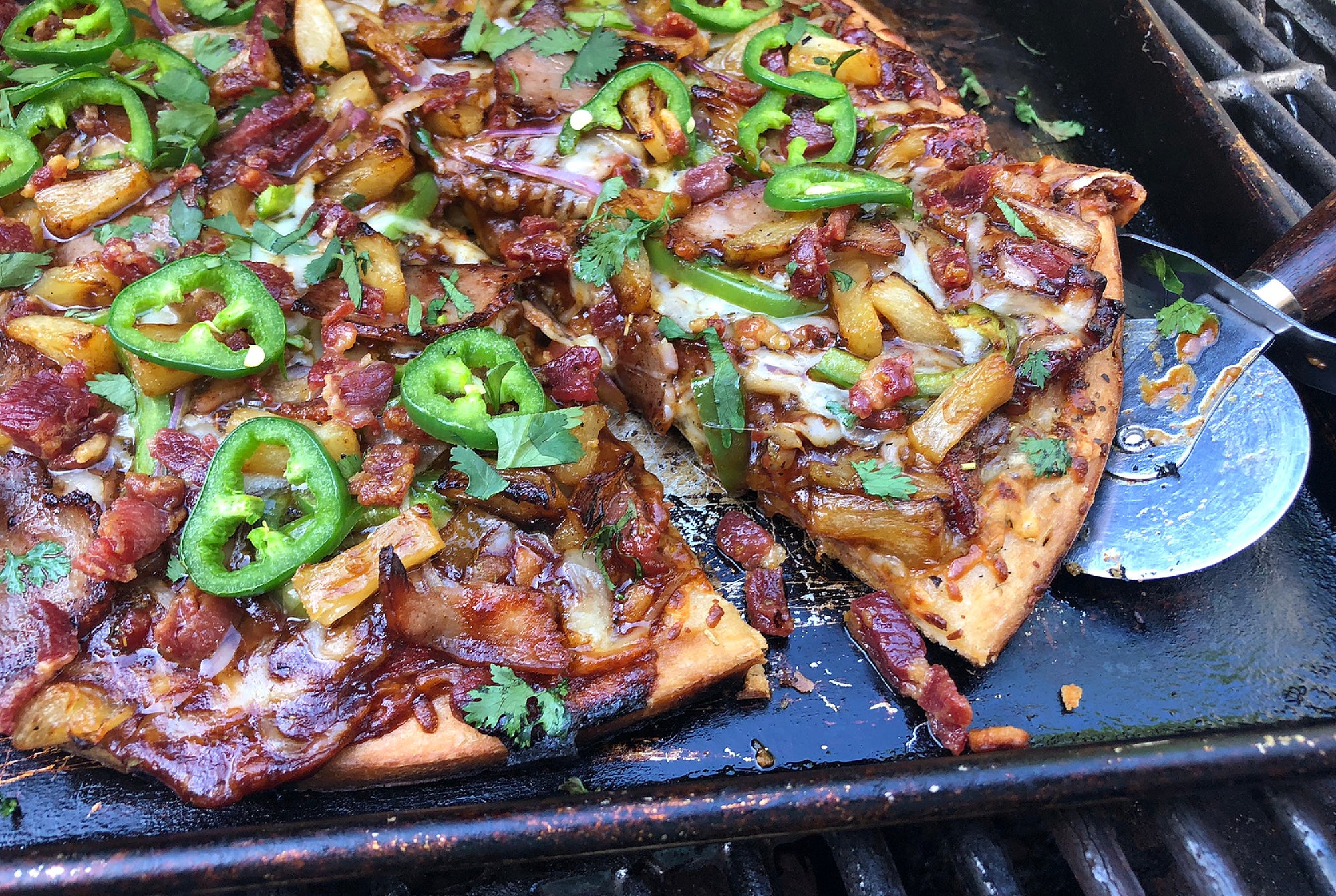 The BEST Grilled Pizza in the neighborhood…